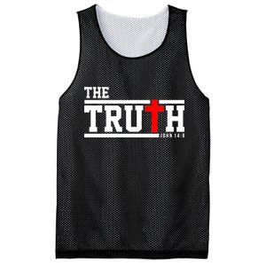 The Truth John 14:6 Jesus Christ Mesh Reversible Basketball Jersey Tank