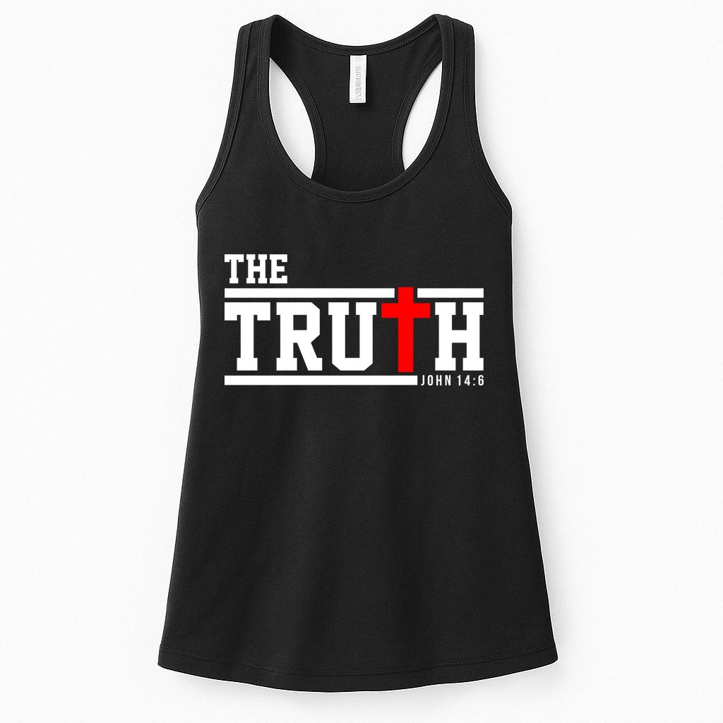 The Truth John 14:6 Jesus Christ Womens Tank Top