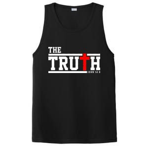 The Truth John 14:6 Jesus Christ PosiCharge Competitor Tank