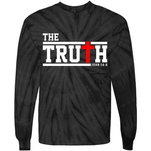 The Truth John 14:6 Jesus Christ Tie-Dye Long Sleeve Shirt