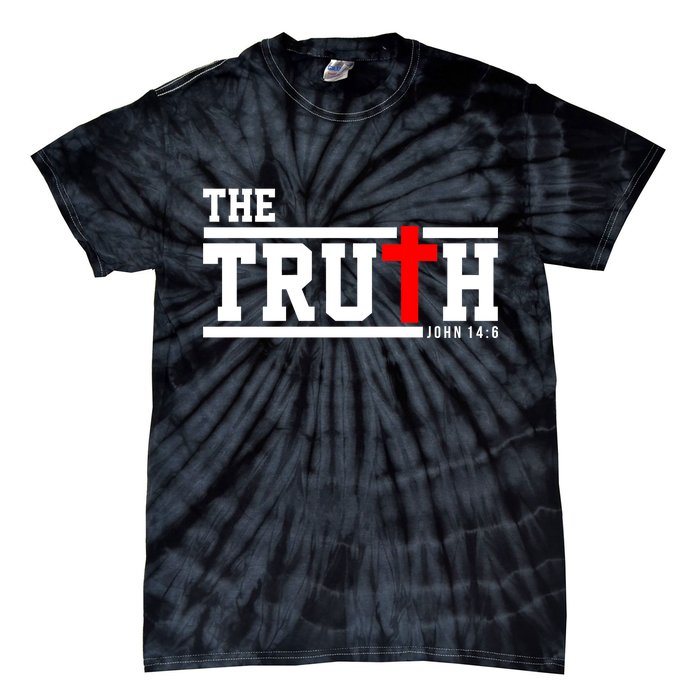 The Truth John 14:6 Jesus Christ Tie-Dye T-Shirt