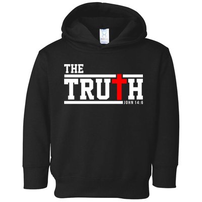 The Truth John 14:6 Jesus Christ Toddler Hoodie