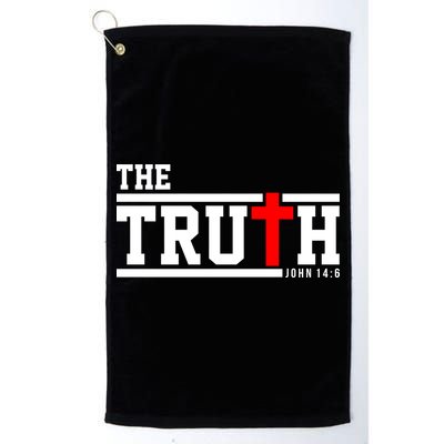 The Truth John 14:6 Jesus Christ Golf Towel