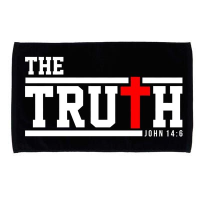 The Truth John 14:6 Jesus Christ Microfiber Hand Towel