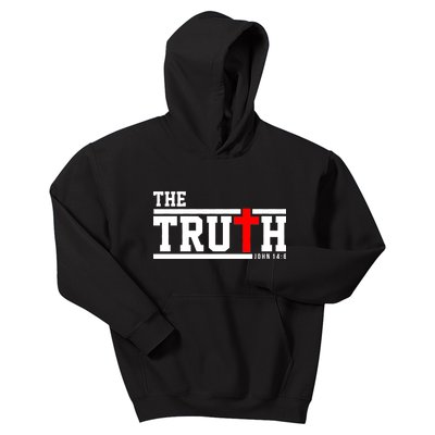 The Truth John 14:6 Jesus Christ Kids Hoodie