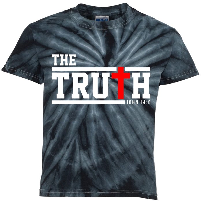 The Truth John 14:6 Jesus Christ Kids Tie-Dye T-Shirt