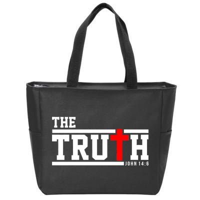 The Truth John 14:6 Jesus Christ Zip Tote Bag