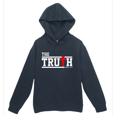 The Truth John 14:6 Jesus Christ Urban Pullover Hoodie