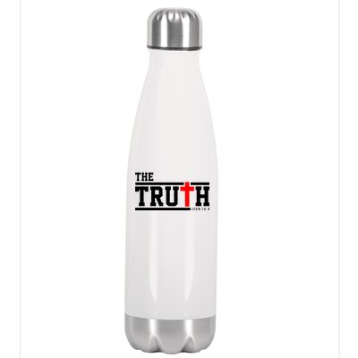 The Truth John 14:6 Jesus Christ Stainless Steel Insulated Water Bottle