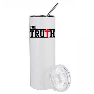 The Truth John 14:6 Jesus Christ Stainless Steel Tumbler