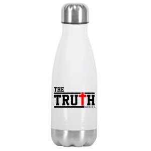 The Truth John 14:6 Jesus Christ Stainless Steel Insulated Water Bottle