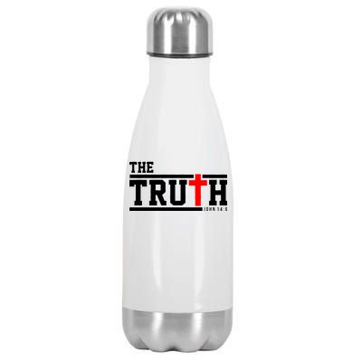 The Truth John 14:6 Jesus Christ Stainless Steel Insulated Water Bottle