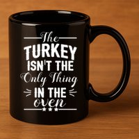 The Turkey Isn't The Only Thing In The Oven 11oz C Handle Ceramic Mug