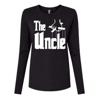 The Uncle Logo Womens Cotton Relaxed Long Sleeve T-Shirt