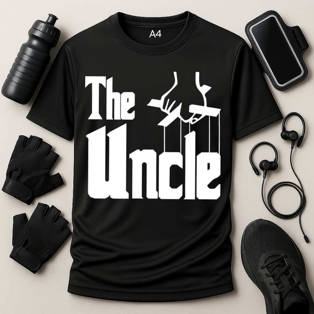 The Uncle Logo Cooling Performance Crew T-Shirt