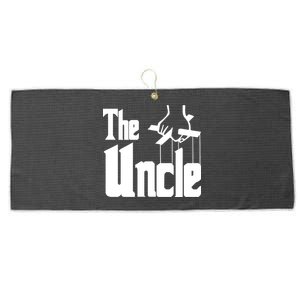 The Uncle Logo Large Microfiber Waffle Golf Towel