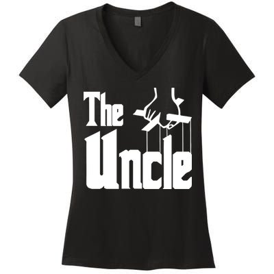 The Uncle Logo Women's V-Neck T-Shirt
