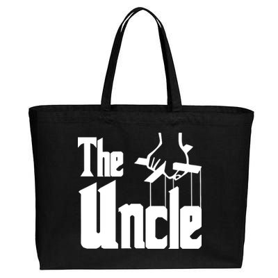 The Uncle Logo Cotton Canvas Jumbo Tote