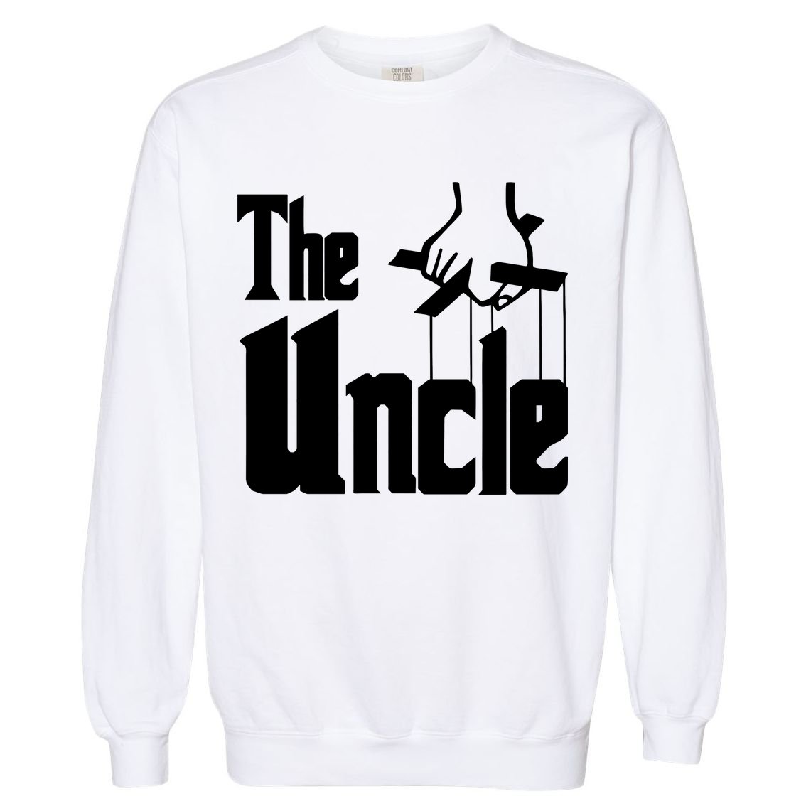 The Uncle Logo Garment-Dyed Sweatshirt