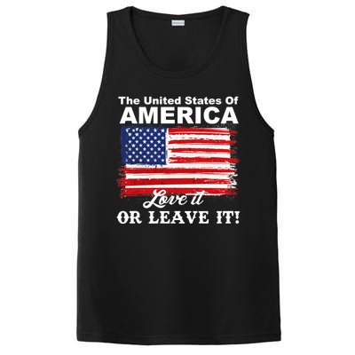 The United States Of America Love It Or Leave It! PosiCharge Competitor Tank