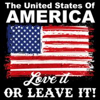 The United States Of America Love It Or Leave It! Toddler T-Shirt
