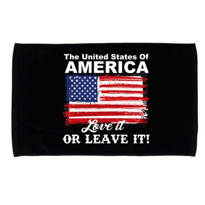 The United States Of America Love It Or Leave It! Microfiber Hand Towel