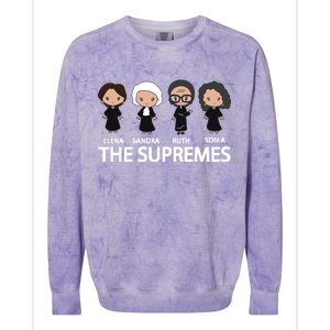 The US Supreme Court RBG Colorblast Crewneck Sweatshirt