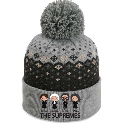 The US Supreme Court RBG The Baniff Cuffed Pom Beanie