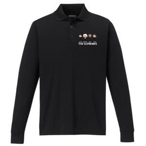 The US Supreme Court RBG Performance Long Sleeve Polo