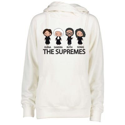 The US Supreme Court RBG Womens Funnel Neck Pullover Hood