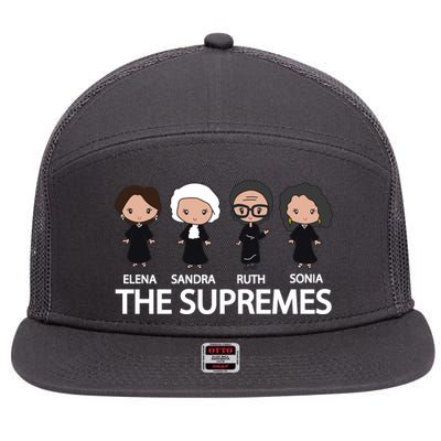 The US Supreme Court RBG 7 Panel Mesh Trucker Snapback Hat