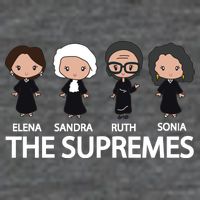 The US Supreme Court RBG 7 Panel Mesh Trucker Snapback Hat