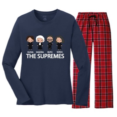 The US Supreme Court RBG Women's Long Sleeve Flannel Pajama Set 