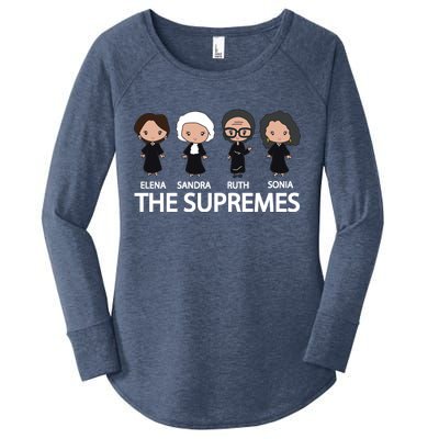 The US Supreme Court RBG Women's Perfect Tri Tunic Long Sleeve Shirt