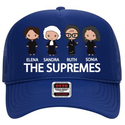 The US Supreme Court RBG High Crown Mesh Back Trucker Hat