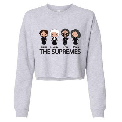 The US Supreme Court RBG Cropped Pullover Crew