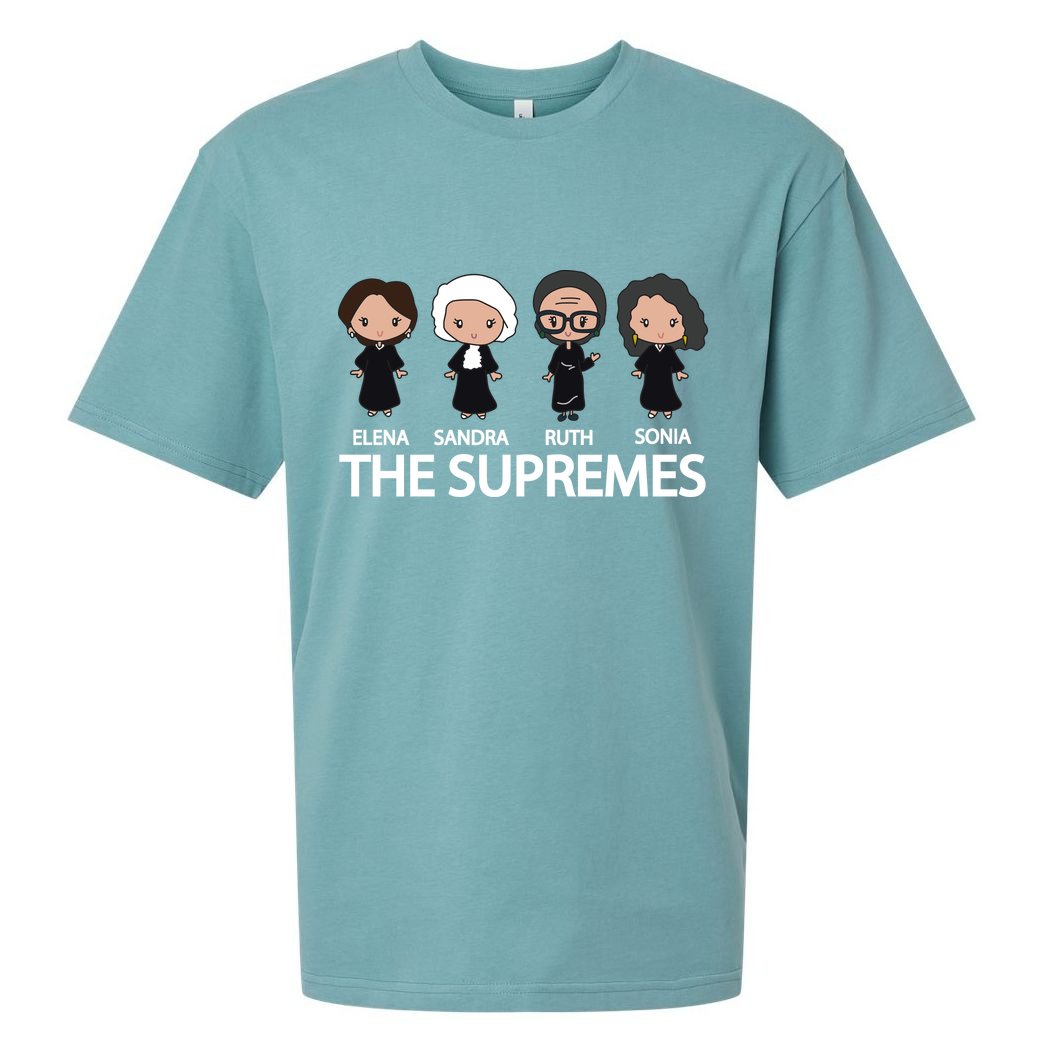 The US Supreme Court RBG Sueded Cloud Jersey T-Shirt
