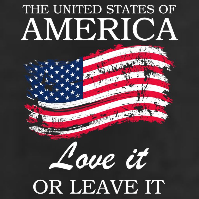 The USA Love It Or Leave It Adult Drive Performance Visor