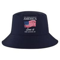 The USA Love It Or Leave It Cool Comfort Performance Bucket Hat