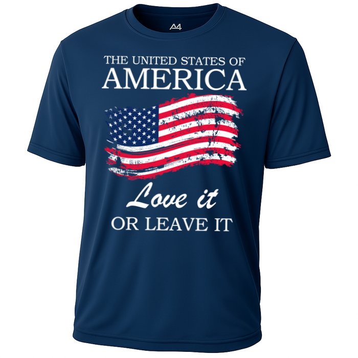 The USA Love It Or Leave It Cooling Performance Crew T-Shirt