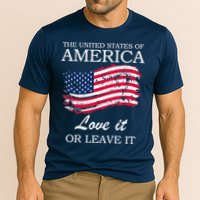 The USA Love It Or Leave It Cooling Performance Crew T-Shirt