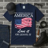 The USA Love It Or Leave It Tall T-Shirt