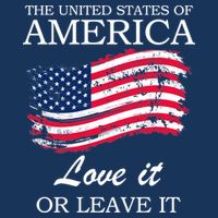 The USA Love It Or Leave It Baby Bodysuit