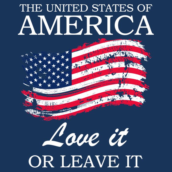 The USA Love It Or Leave It Baby Bodysuit