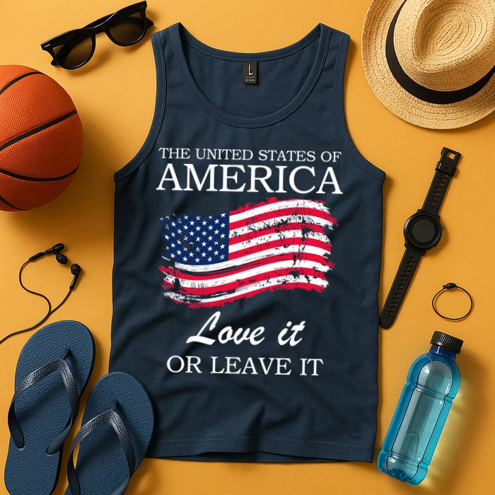 The USA Love It Or Leave It Tank Top