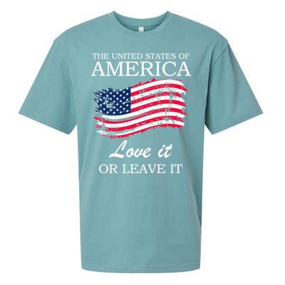 The USA Love It Or Leave It Sueded Cloud Jersey T-Shirt