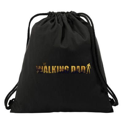 The Walking Dad Drawstring Bag