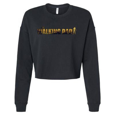 The Walking Dad Cropped Pullover Crew