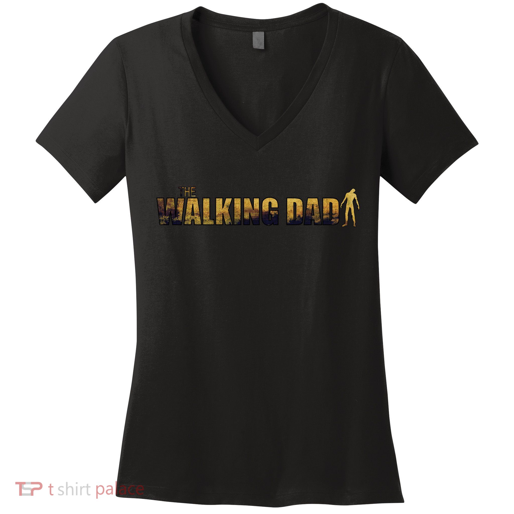 The Walking Dad Women's V-Neck T-Shirt