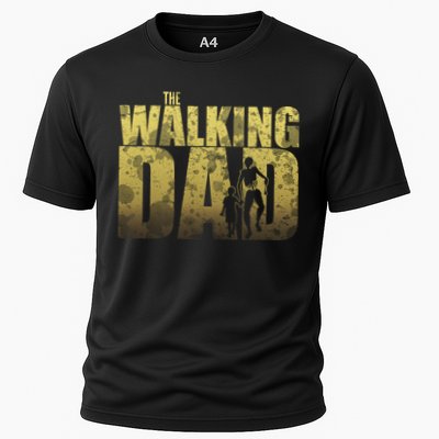 The Walking Dad Gold Logo Performance Shirt